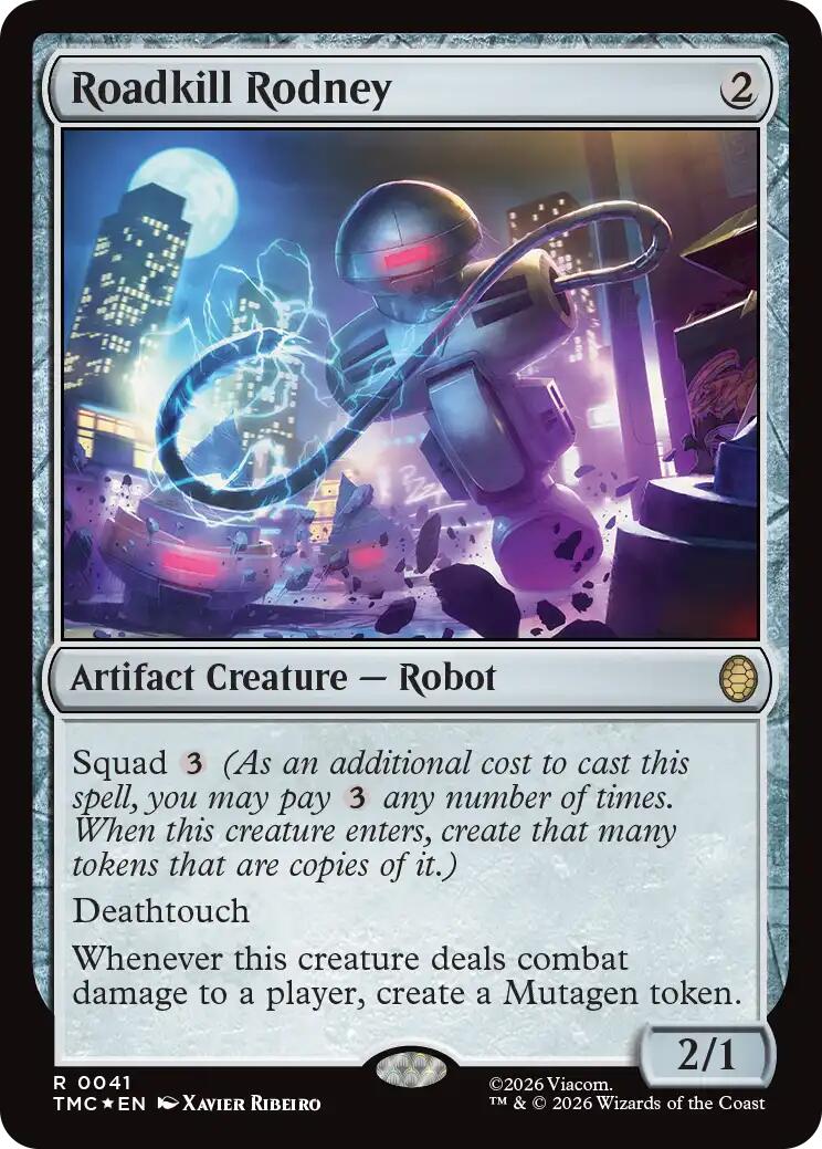 Roadkill Rodney (Surge Foil) [Teenage Mutant Ninja Turtles Commander] | Boutique FDB TCG