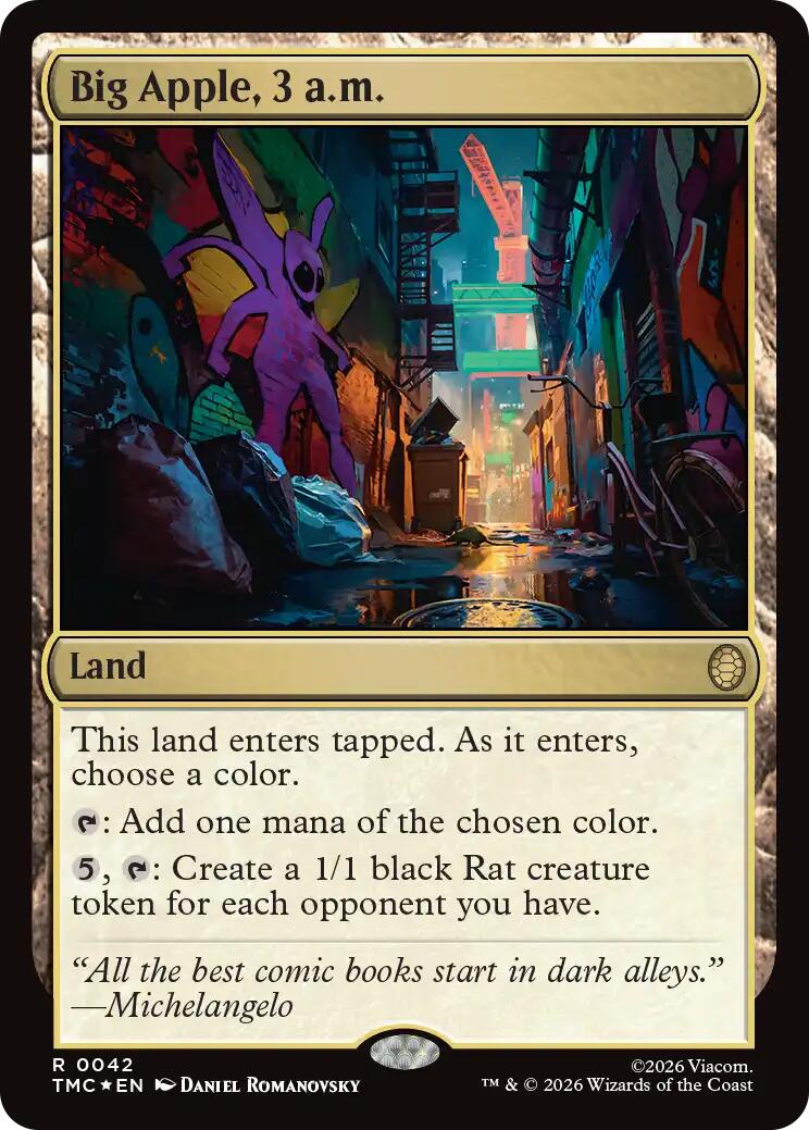 Big Apple, 3 a.m. (Surge Foil) [Teenage Mutant Ninja Turtles Commander] | Boutique FDB TCG