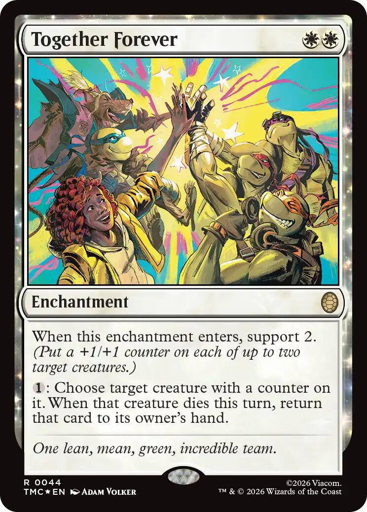 Together Forever (Surge Foil) [Teenage Mutant Ninja Turtles Commander] | Boutique FDB TCG