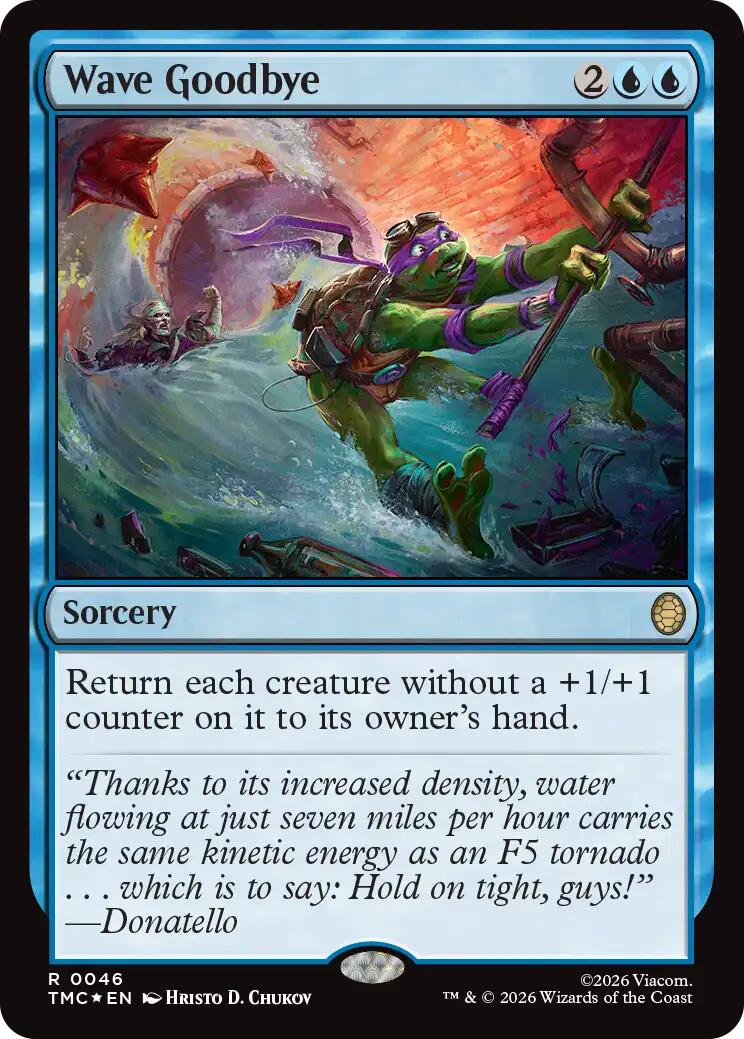Wave Goodbye (Surge Foil) [Teenage Mutant Ninja Turtles Commander] | Boutique FDB TCG
