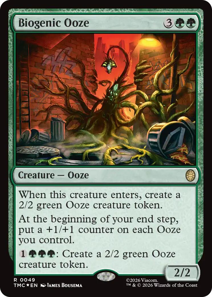 Biogenic Ooze (Surge Foil) [Teenage Mutant Ninja Turtles Commander] | Boutique FDB TCG