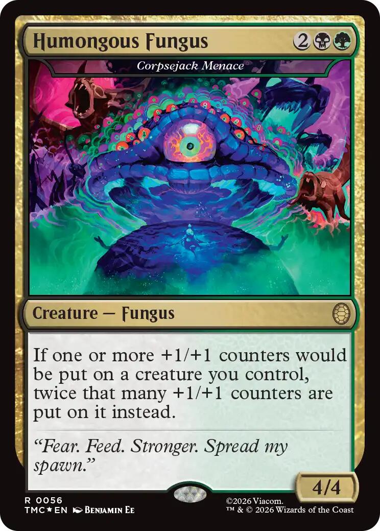 Humongous Fungus - Corpsejack Menace (Surge Foil) [Teenage Mutant Ninja Turtles Commander] | Boutique FDB TCG