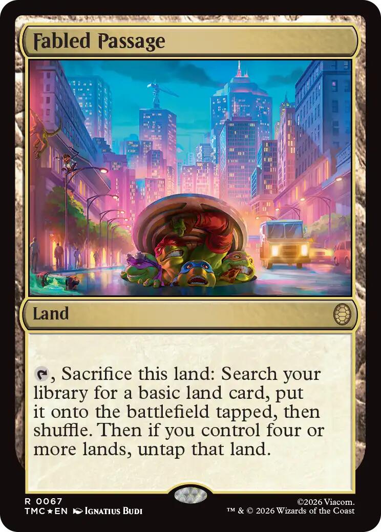 Fabled Passage (Surge Foil) [Teenage Mutant Ninja Turtles Commander] | Boutique FDB TCG