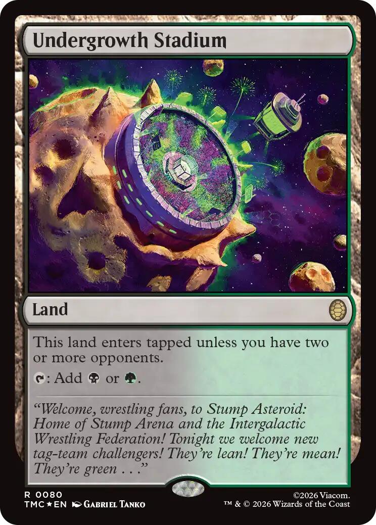 Undergrowth Stadium (Surge Foil) [Teenage Mutant Ninja Turtles Commander] | Boutique FDB TCG
