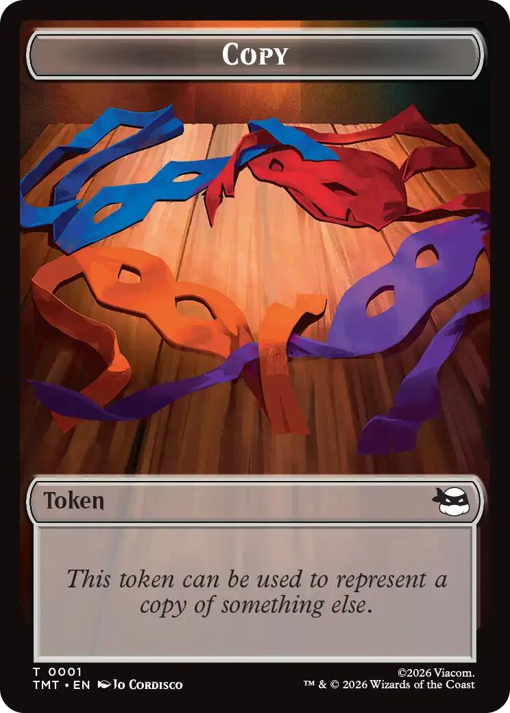 Treasure // Copy Double-Sided Token [Teenage Mutant Ninja Turtles Commander Tokens] | Boutique FDB TCG