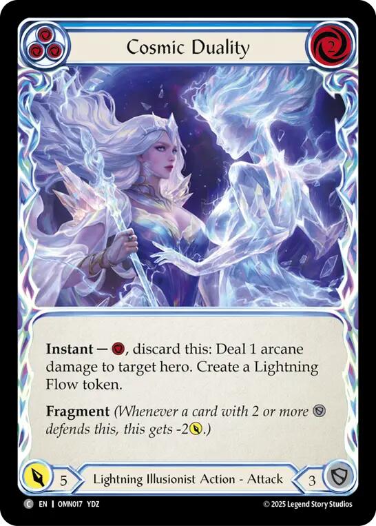 Cosmic Duality (Blue) [OMN017] (Omens of the Third Age) | Boutique FDB TCG