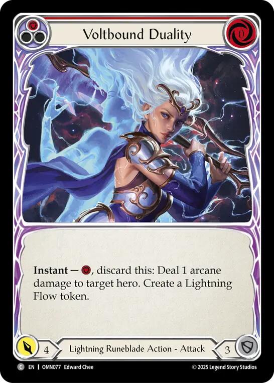 Voltbound Duality (Red) [OMN077] (Omens of the Third Age) | Boutique FDB TCG