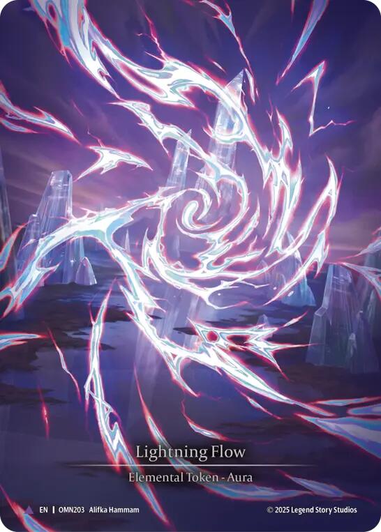 Lightning Flow (C) [OMN203] (Omens of the Third Age)  Cold Foil | Boutique FDB TCG