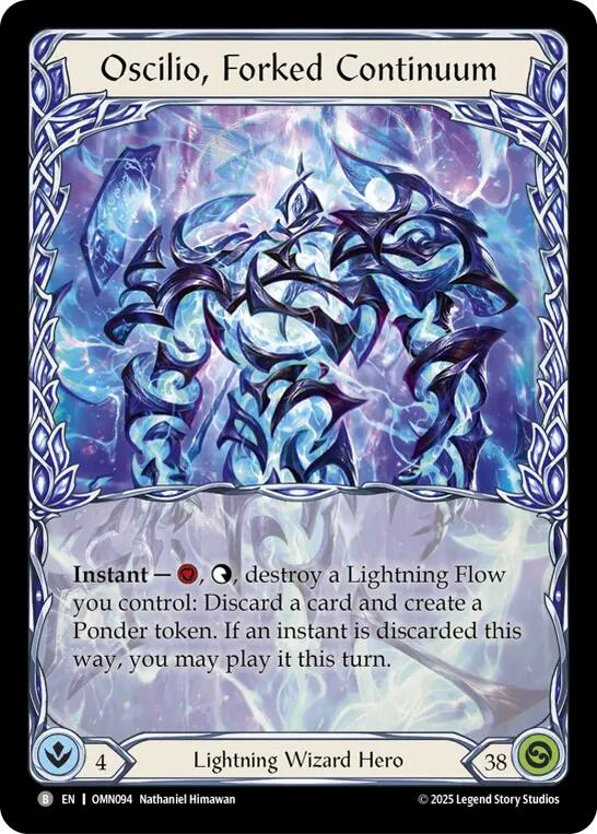 Oscilio, Forked Continuum [OMN094] (Omens of the Third Age) | Boutique FDB TCG