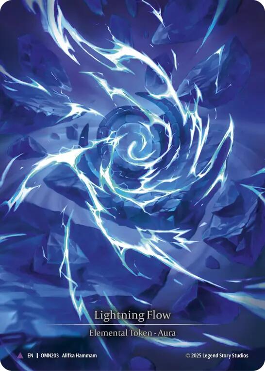 Lightning Flow (B) [OMN203] (Omens of the Third Age)  Cold Foil | Boutique FDB TCG