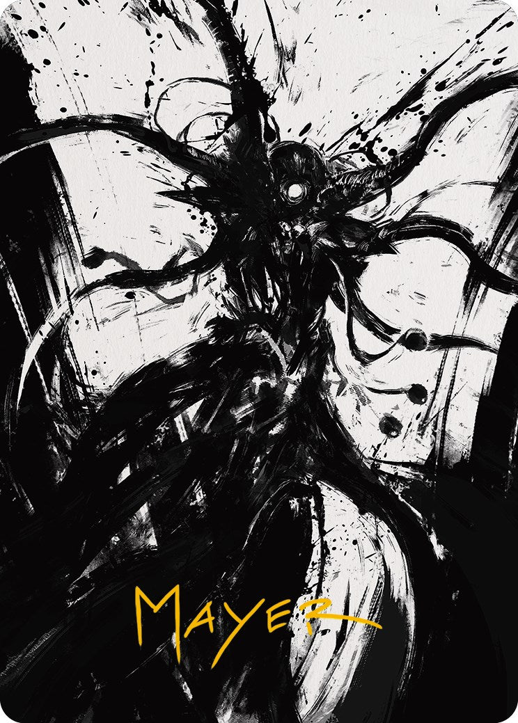 Tekuthal, Inquiry Dominus Art Card (Gold-Stamped Signature) [Phyrexia: All Will Be One Art Series] | Boutique FDB TCG