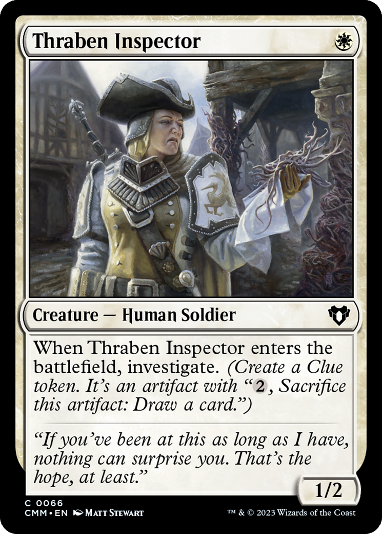 Thraben Inspector [Commander Masters] | Boutique FDB TCG