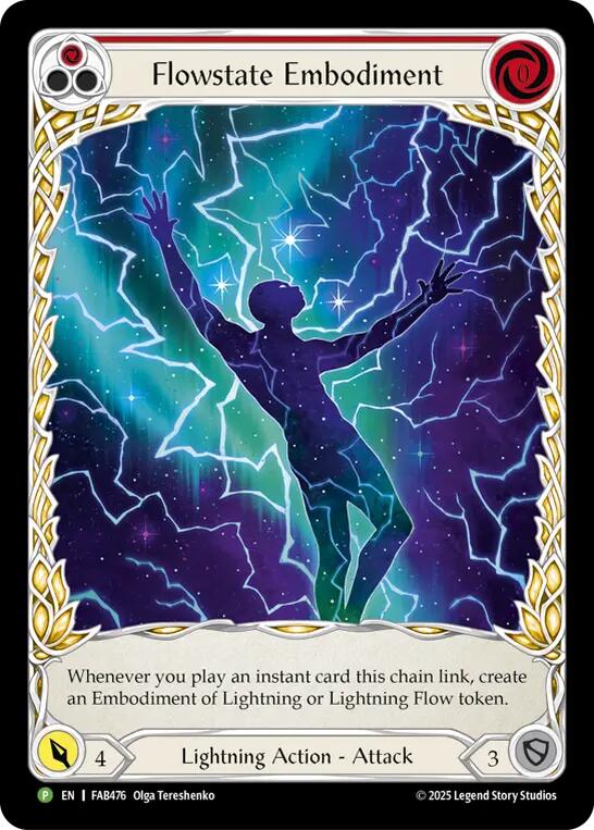 Flowstate Embodiment [FAB476] (Promo)  Cold Foil | Boutique FDB TCG