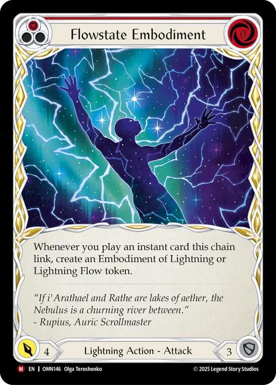 Flowstate Embodiment (Red) [OMN146] (Omens of the Third Age) | Boutique FDB TCG