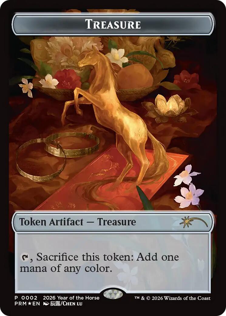 Treasure Token (Year of the Horse 2026) [Standard Showdown Promos] | Boutique FDB TCG