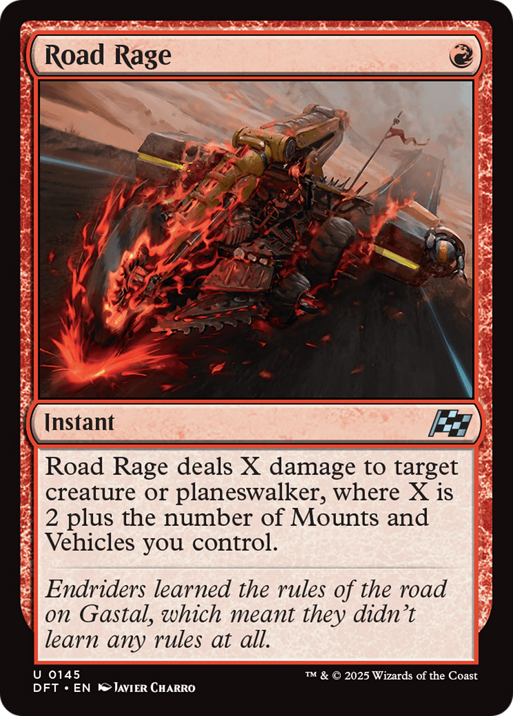 Road Rage [Aetherdrift] | Boutique FDB TCG