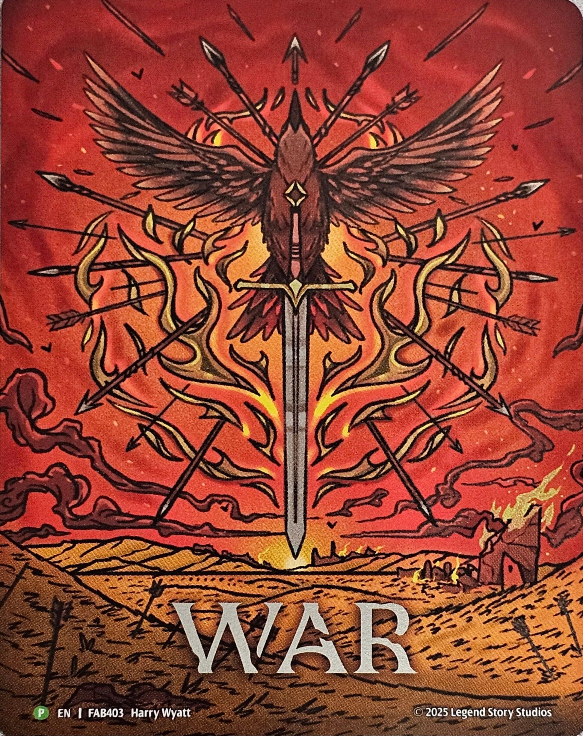 War [FAB403] (Promo)  Cold Foil | Boutique FDB TCG