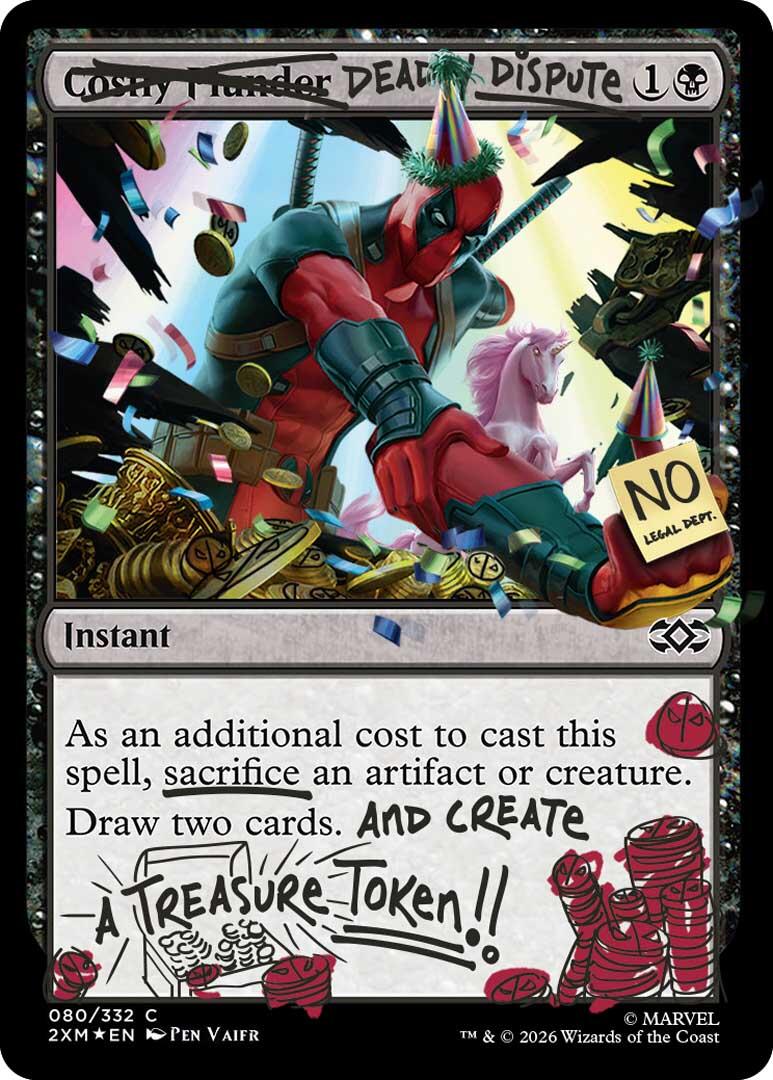 Deadly Dispute (080) (Pool Party Foil) [Secret Lair Drop Series] | Boutique FDB TCG
