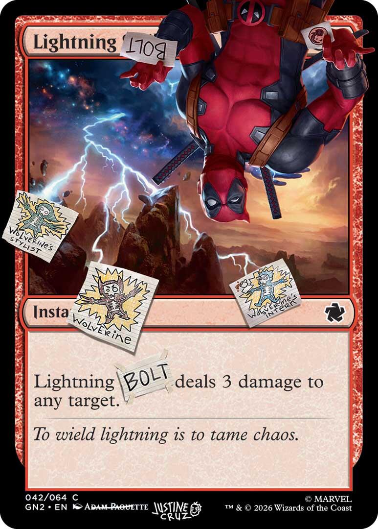 Lightning Bolt (042) [Secret Lair Drop Series] | Boutique FDB TCG