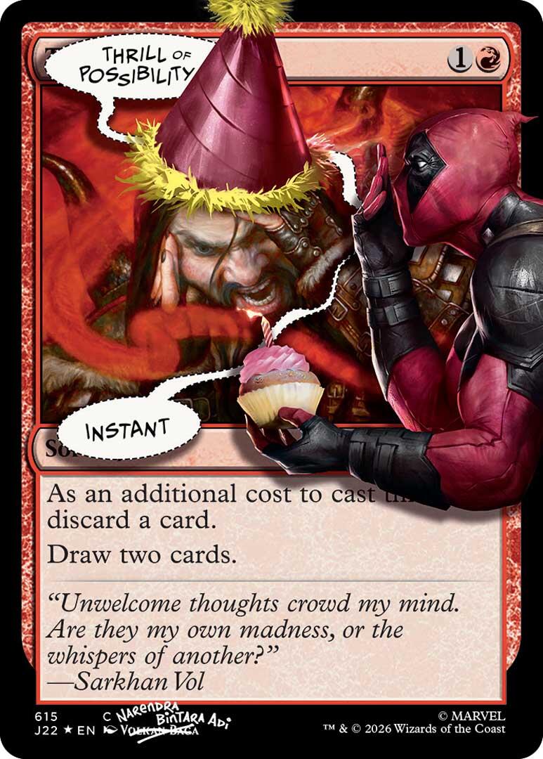 Thrill of Possibility (615) (Pool Party Foil) [Secret Lair Drop Series] | Boutique FDB TCG