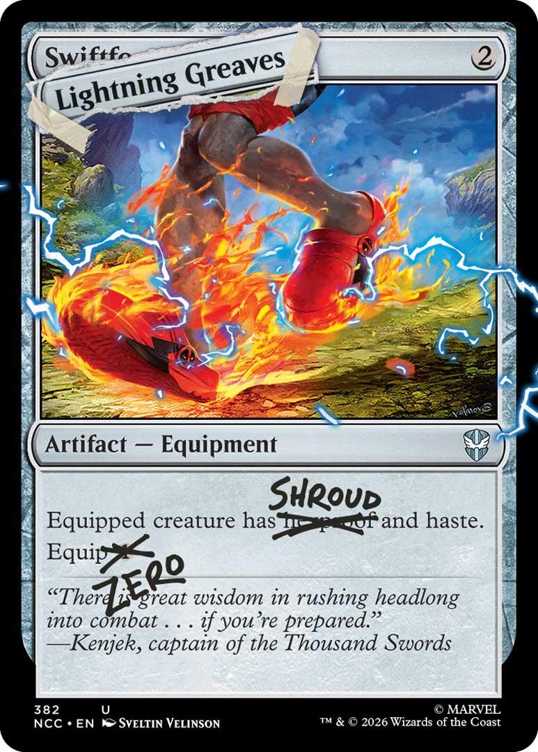 Lightning Greaves (382) [Secret Lair Drop Series] | Boutique FDB TCG
