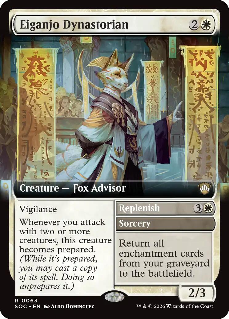 Eiganjo Dynastorian (Extended Art) [Secrets of Strixhaven Commander] | Boutique FDB TCG