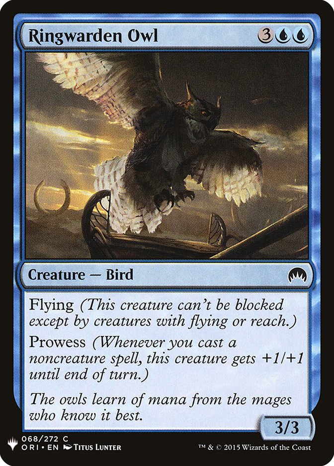 Ringwarden Owl [Mystery Booster] | Boutique FDB TCG
