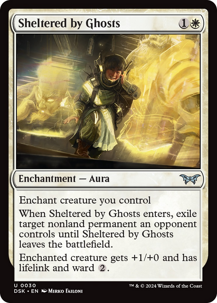 Sheltered by Ghosts [Duskmourn: House of Horror] | Boutique FDB TCG