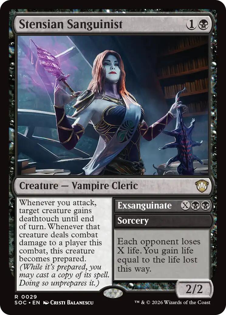 Stensian Sanguinist [Secrets of Strixhaven Commander] | Boutique FDB TCG