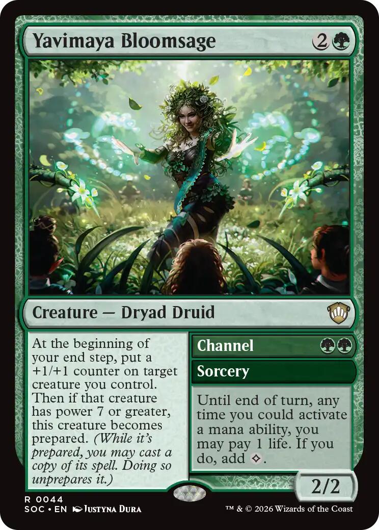 Yavimaya Bloomsage [Secrets of Strixhaven Commander] | Boutique FDB TCG