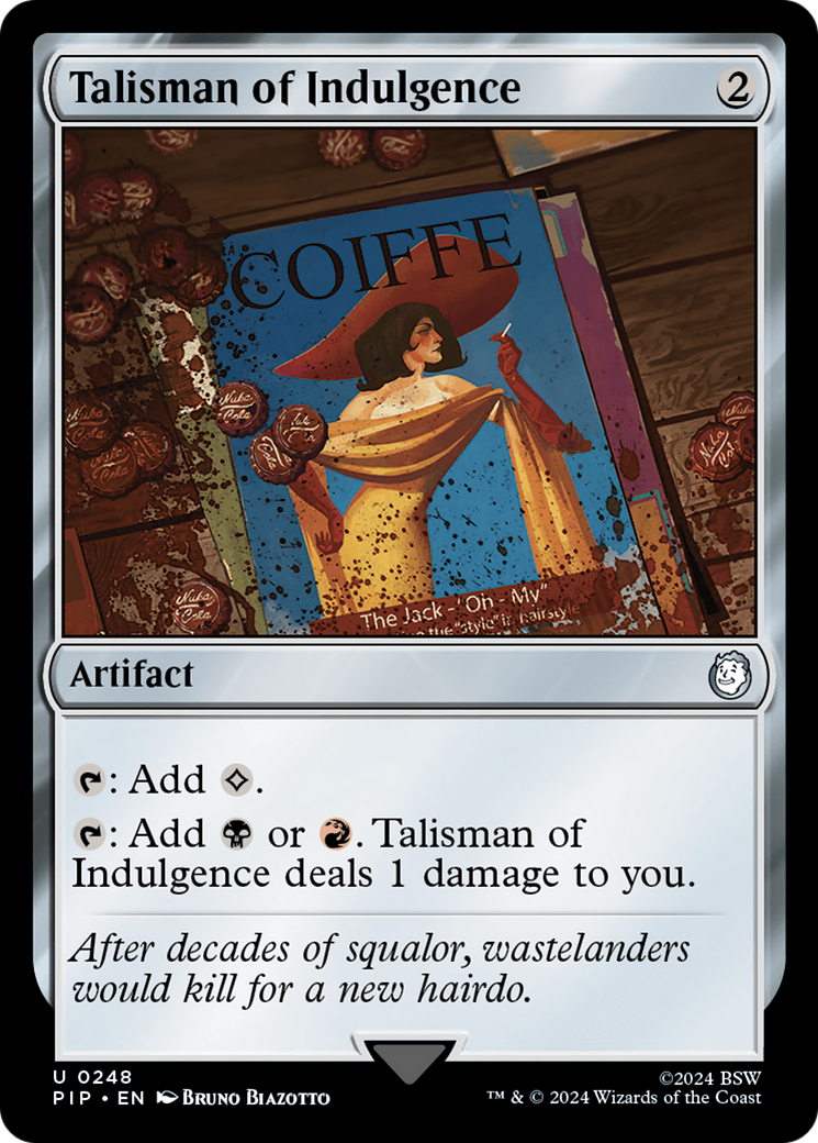 Talisman of Indulgence [Fallout] | Boutique FDB TCG