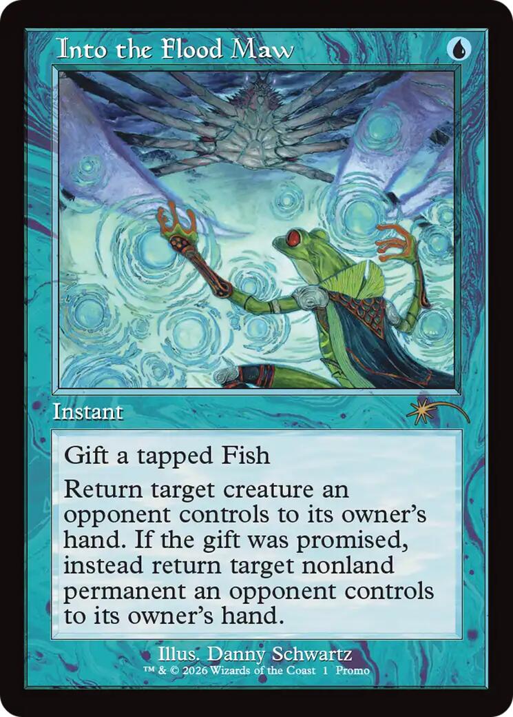 Into the Flood Maw (Retro Frame) [Wizards Play Network 2026] | Boutique FDB TCG