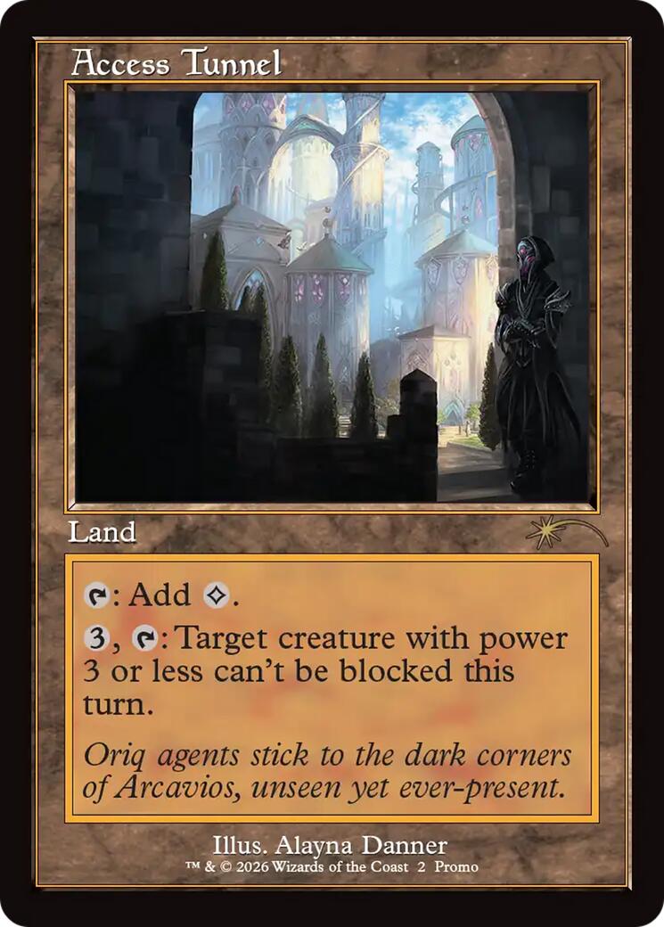 Access Tunnel (Retro Frame) [Wizards Play Network 2026] | Boutique FDB TCG