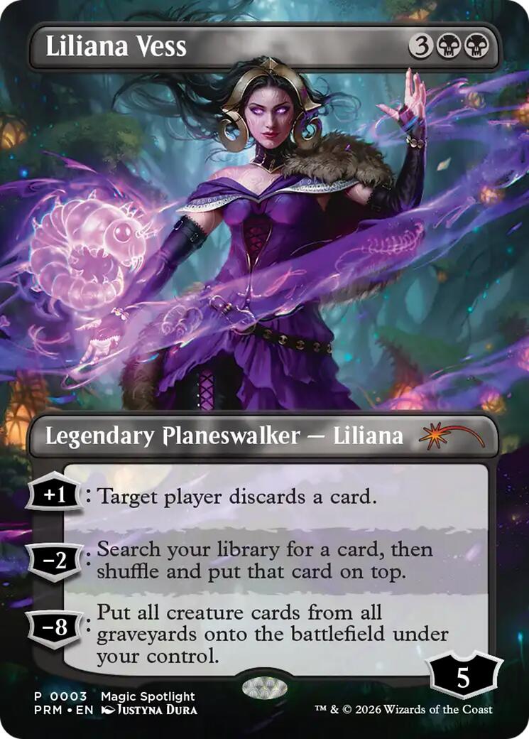 Liliana Vess (Borderless) [Spotlight Series] | Boutique FDB TCG