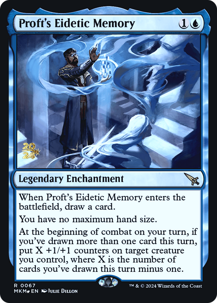 Proft's Eidetic Memory [Murders at Karlov Manor Prerelease Promos] | Boutique FDB TCG