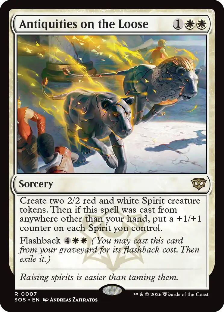 Antiquities on the Loose [Secrets of Strixhaven] | Boutique FDB TCG