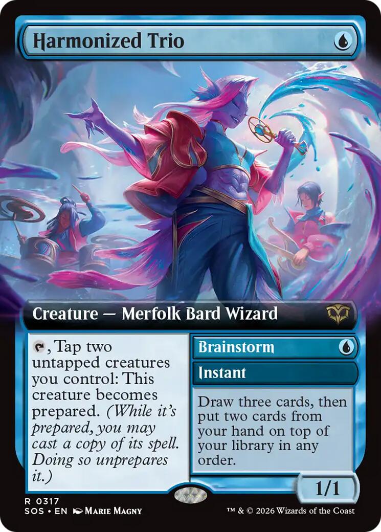 Harmonized Trio (Extended Art) [Secrets of Strixhaven] | Boutique FDB TCG