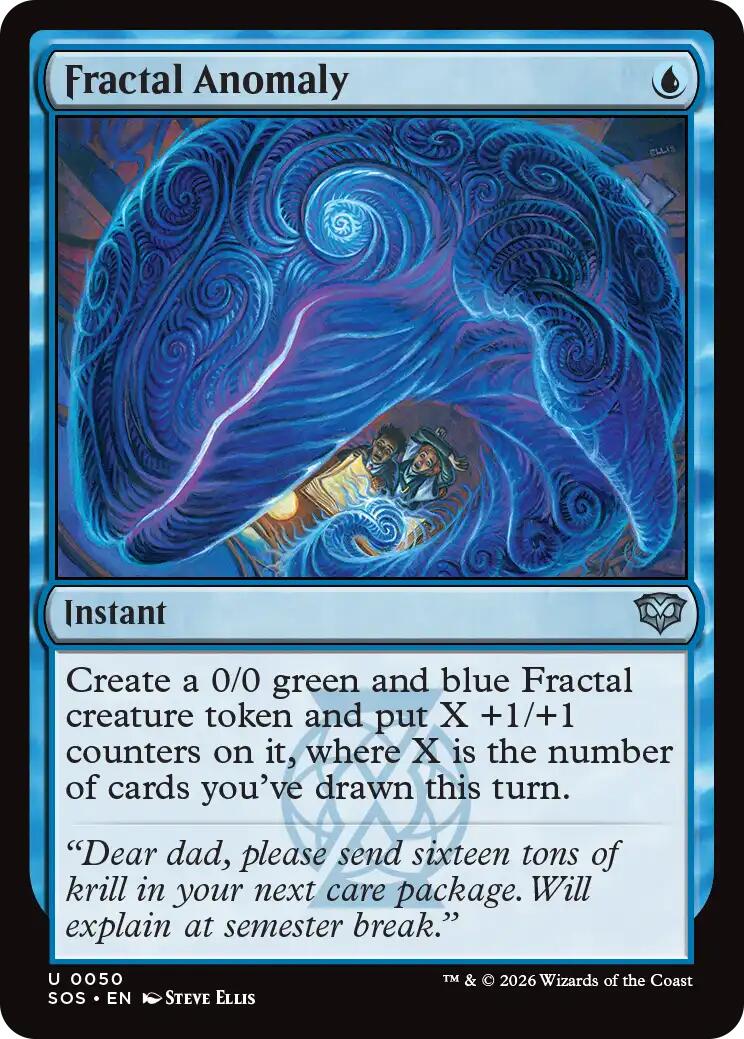 Fractal Anomaly [Secrets of Strixhaven] | Boutique FDB TCG