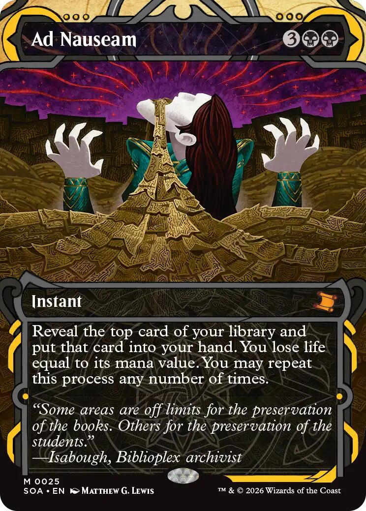 Ad Nauseam [Secrets of Strixhaven: Mystical Archive] | Boutique FDB TCG