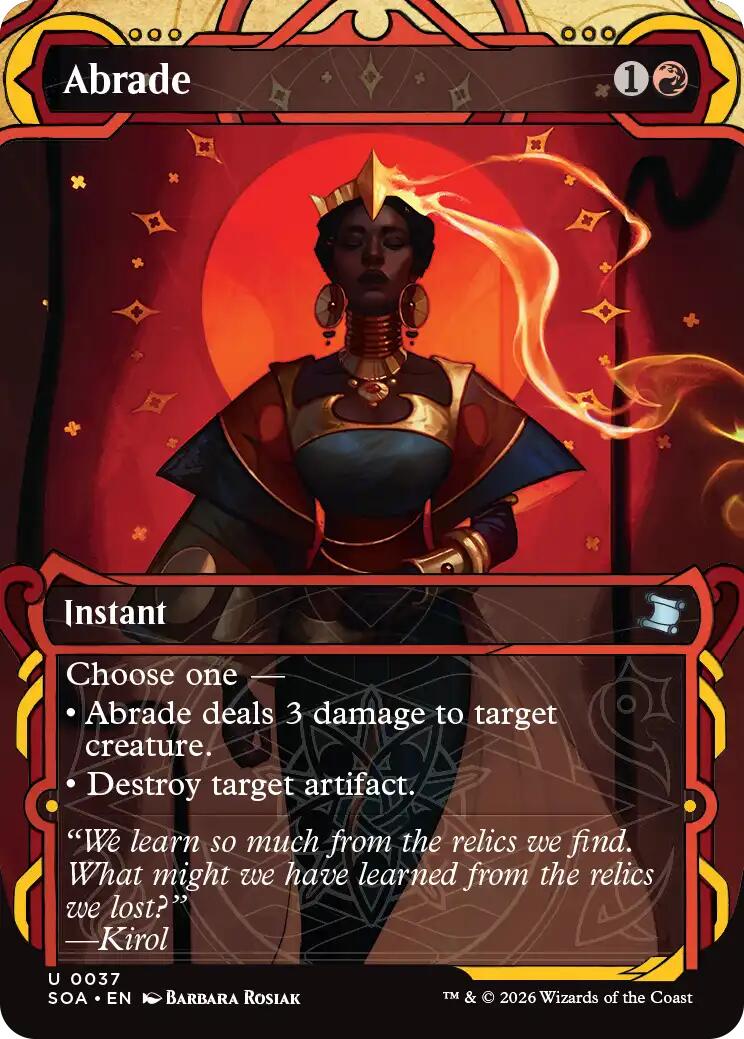 Abrade [Secrets of Strixhaven: Mystical Archive] | Boutique FDB TCG