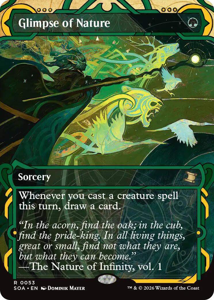 Glimpse of Nature [Secrets of Strixhaven: Mystical Archive] | Boutique FDB TCG