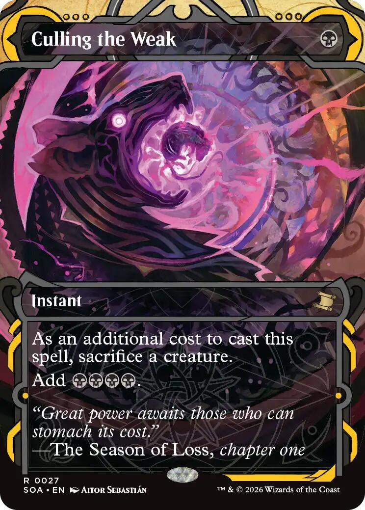 Culling the Weak [Secrets of Strixhaven: Mystical Archive] | Boutique FDB TCG