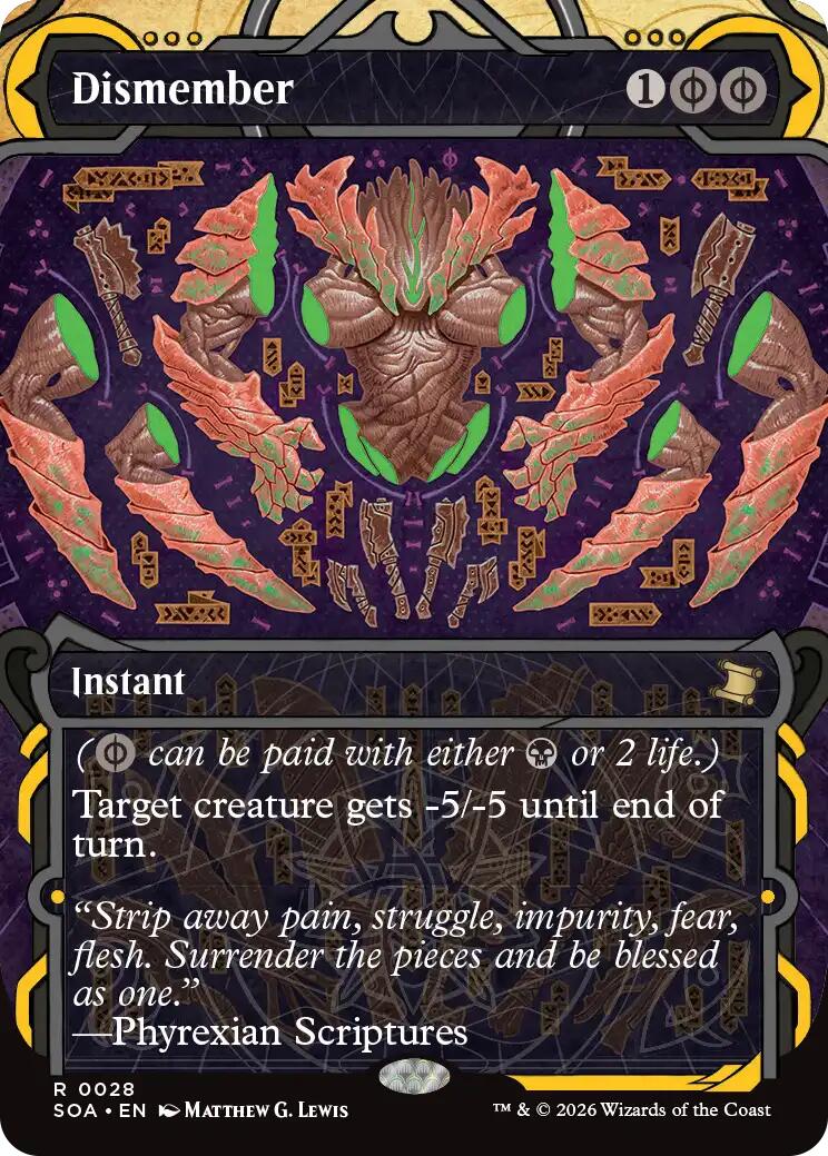 Dismember [Secrets of Strixhaven: Mystical Archive] | Boutique FDB TCG