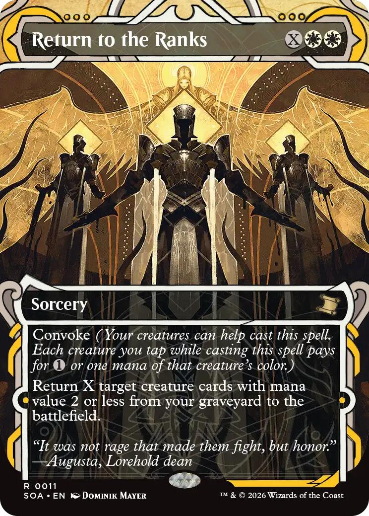 Return to the Ranks [Secrets of Strixhaven: Mystical Archive] | Boutique FDB TCG