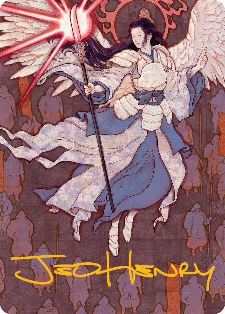 Akroma's Will Art Card (Gold-Stamped Signature) [Secrets of Strixhaven Art Series] | Boutique FDB TCG