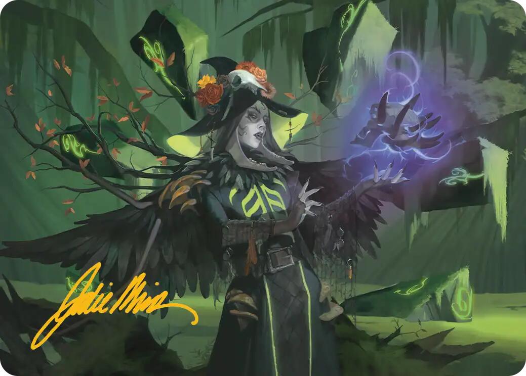 Emeritus of Woe Art Card (Gold-Stamped Signature) [Secrets of Strixhaven Art Series] | Boutique FDB TCG