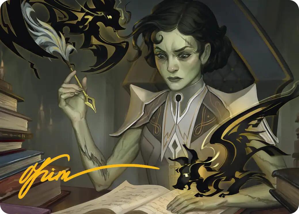 Eternal Student Art Card (Gold-Stamped Signature) [Secrets of Strixhaven Art Series] | Boutique FDB TCG