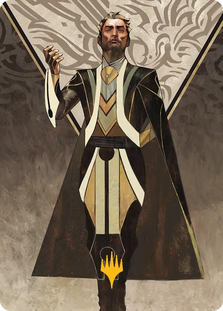 Ral Zarek, Guest Lecturer Art Card (Gold-Stamped Planeswalker Symbol) [Secrets of Strixhaven Art Series] | Boutique FDB TCG