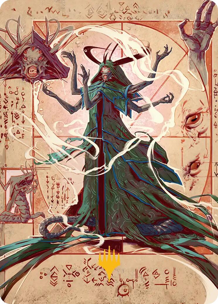 Tragedy Feaster Art Card (Gold-Stamped Planeswalker Symbol) [Secrets of Strixhaven Art Series] | Boutique FDB TCG