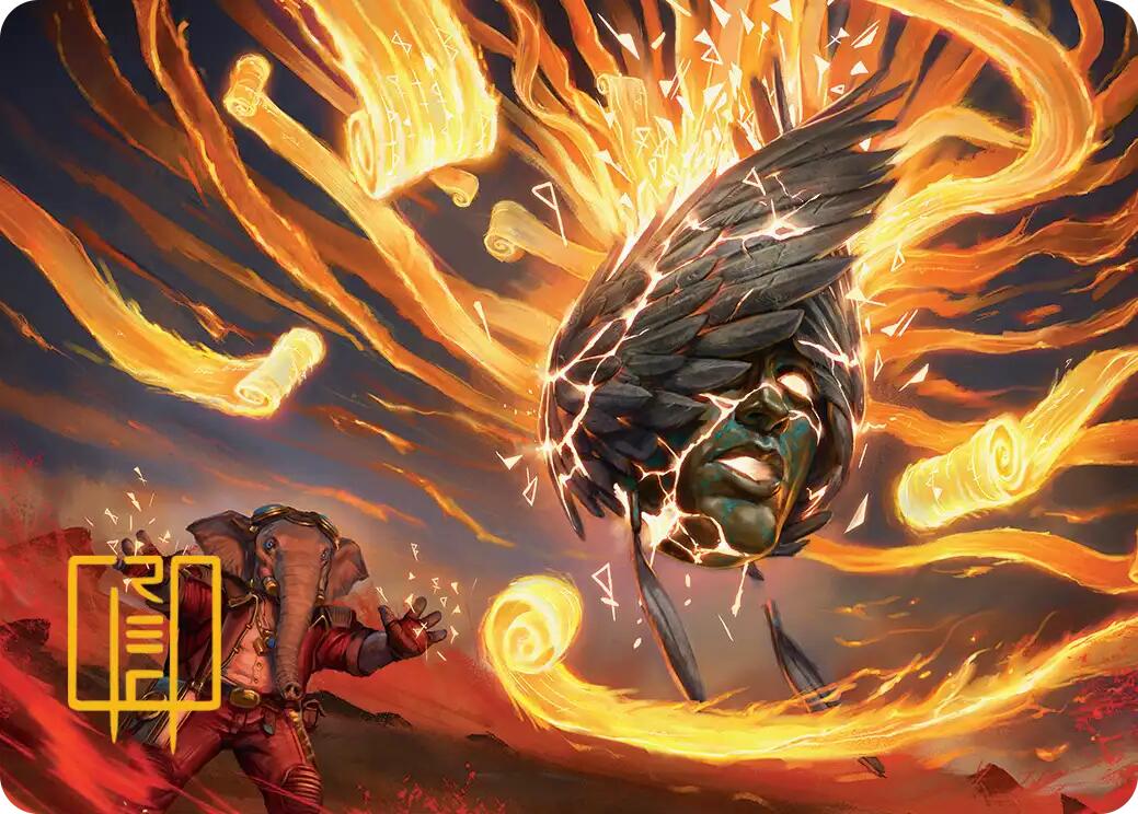 Flashback Art Card (Gold-Stamped Signature) [Secrets of Strixhaven Art Series] | Boutique FDB TCG